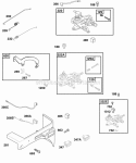 Control Panel Controls Governor Spring Diagram and Parts List for 118436-0115-B1  Briggs and Stratton Engine